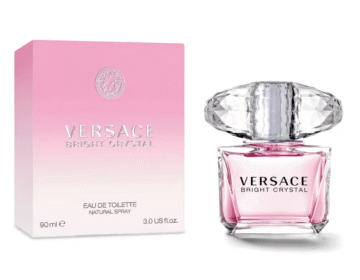 Versace Bright Crystal Eau De Toilette 3 OZ/ 90ML