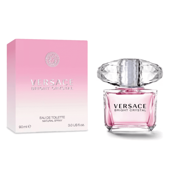 Versace Bright Crystal Eau De Toilette 3 OZ/ 90ML