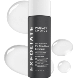 Paula’s Choice Skin Perfecting 2% BHA Salicylic Acid Leave-On Exfoliator 118ml – Reduces Blackheads, Unclogs Pores, Smooths Wrinkles, Brightens & Evens Skin Tone
