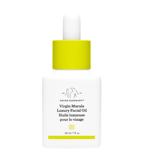 Drunk Elephant Virgin Marula Luxury Facial Oil - Gluten-Free and Vegan Anti-Aging Skin Care and Face Moisturizer (30 ml/1 Fl Oz)